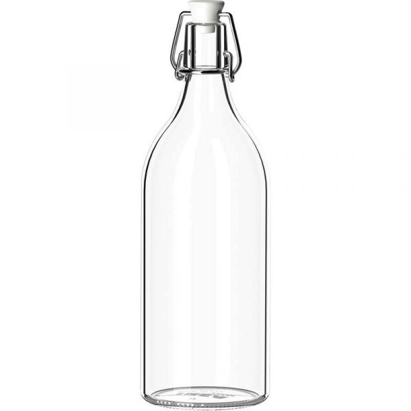 КОРКЕН Бутылка с пробкой прозрачное стекло 1 л - Артикул: 503.720.93