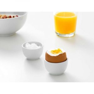 ИКЕА/365+ Миска/подставка д/яйца с округлыми стенками белый 5 см - Артикул: 003.808.68
