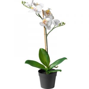 ФЕЙКА Искусственное растение в горшке Орхидея белый 9 см - Артикул: 403.719.61