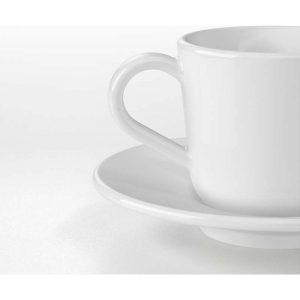 ИКЕА/365+ Чашка для кофе эспрессо с блюдцем белый 6 сл - Артикул: 503.789.81