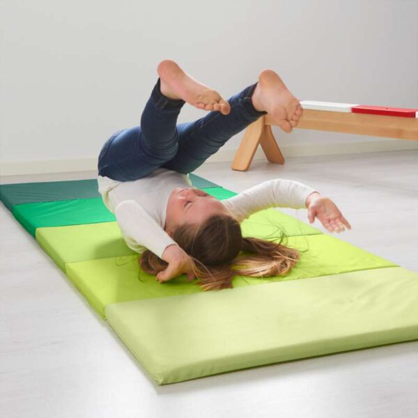 ПЛУФСИГ Складной гимнастический коврик зеленый 78x185 см - Артикул: 703.655.29