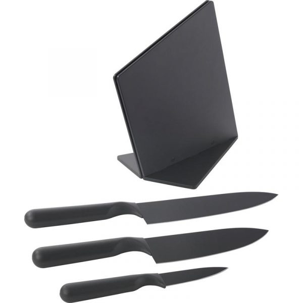 ЭМФЁРА 3 ножа+подставка черный - Артикул: 603.494.79