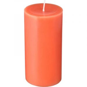 СИНЛИГ Формовая свеча, ароматическая Персик и апельсин/оранжевый 14 см - Артикул: 103.500.69
