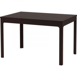 ЭКЕДАЛЕН Раздвижной стол темно-коричневый 120/180x80 см - Артикул: 703.632.76