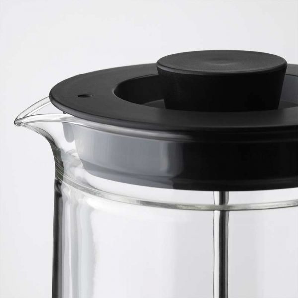ЭГЕНТЛИГ Кофе-пресс/заварочный чайник двуслойные стенки/прозрачное стекло 0.9 л - Артикул: 703.589.77