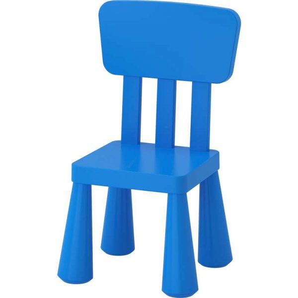 МАММУТ Детский стул синий - 203.653.48