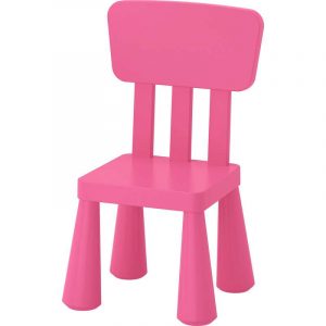 МАММУТ Детский стул розовый - 403.823.23