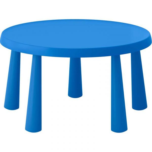 МАММУТ Стол детский синий 85 см - 703.651.81