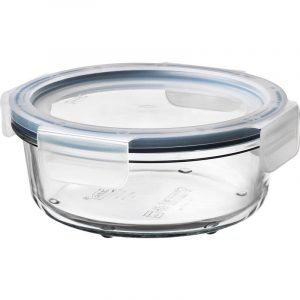 ИКЕА/365+ Контейнер для продуктов с крышкой круглой формы стекло/пластик стекло 400 мл - Артикул: 292.690.93