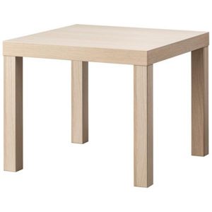 ЛАКК Придиванный столик под беленый дуб 55x55 см - Артикул: 103.364.55