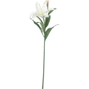 СМИККА Цветок искусственный лилия/белый 85 см - Артикул: 103.718.49