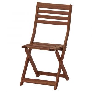 ЭПЛАРО Садовый стул, складной коричневая морилка | 004.131.33