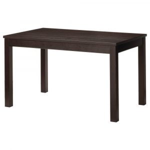 ЛАНЕБЕРГ Раздвижной стол, коричневый 130/190x80 см - 204.477.78