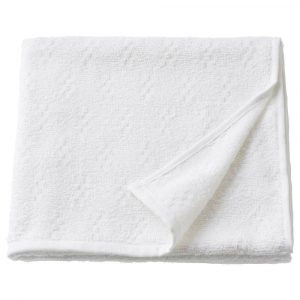 НЭРСЕН Банное полотенце, белый 55x120 см - 104.473.59