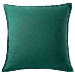 ВАРВЕРОНИКА Чехол на подушку, темно-зеленый, 65x65 см - 104.735.98