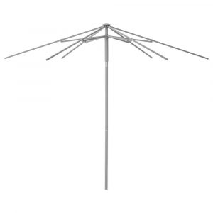 КУГГЁ Каркас зонта от солнца, наклонный, серый, 300 см - 403.961.17