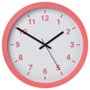 ЧАЛЛА Настенные часы, розовый, 28 см - 804.691.02