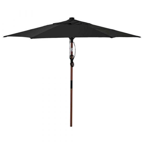 БЕТСО / ЛИНДЭЙА Зонт от солнца, коричневый под дерево, черный, 300 см - 893.247.27
