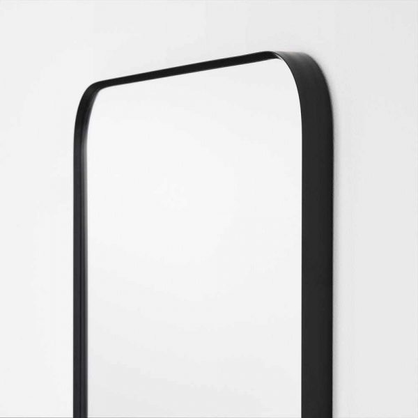 ЛИНДБЮН Зеркало, черный, 40x130 см - 104.586.25