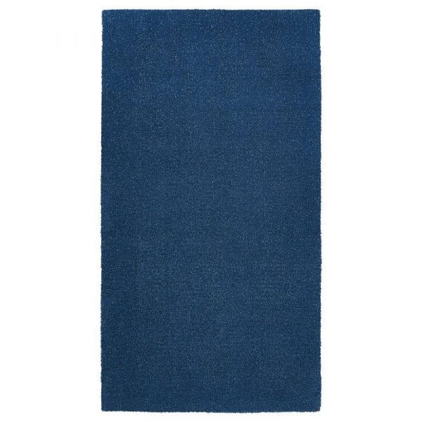 ТЮВЕЛЬСЕ Ковер, короткий ворс, темно-синий, 80x150 см - 204.437.23