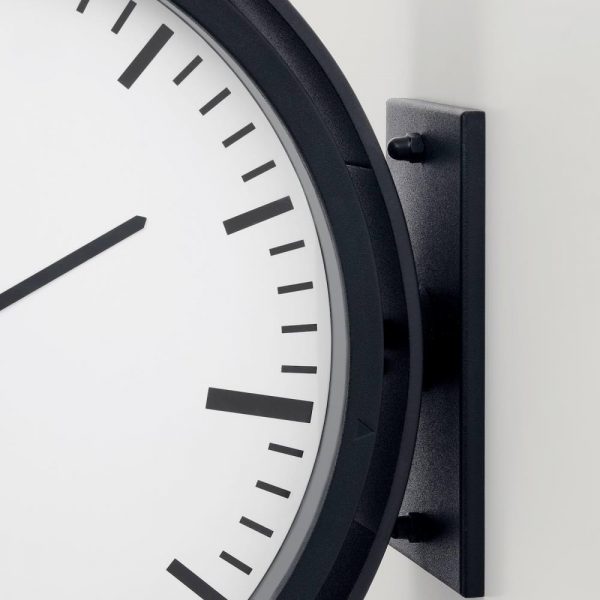 БИССИНГ Настенные часы, черный - 004.542.89