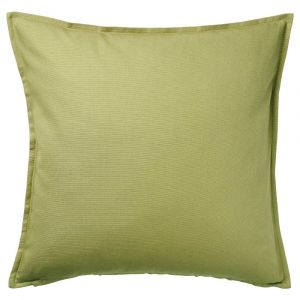 ГУРЛИ Чехол на подушку, оливково-зеленый - 804.746.98
