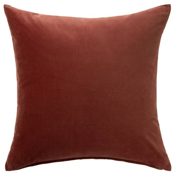 САНЕЛА Чехол на подушку, красный/коричневый - 804.791.96
