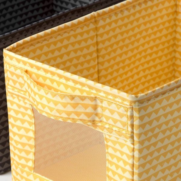 УППРЮМД Коробка, черный желтый/бирюзовый - 904.622.56
