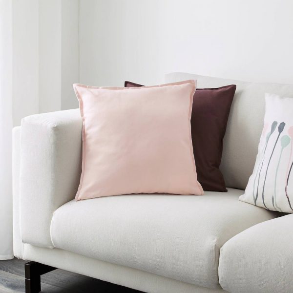 ГУРЛИ Чехол на подушку, светло-розовый 50x50 см - 503.651.20
