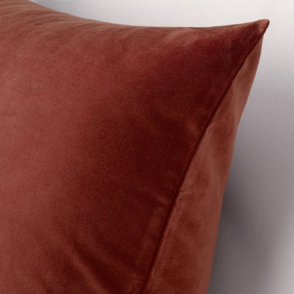 САНЕЛА Чехол на подушку, красный/коричневый 65x65 см - 004.792.04