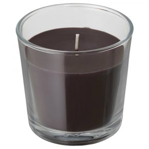 СИНЛИГ Ароматическая свеча в стакане, Перец/черный 9 см - 504.938.77