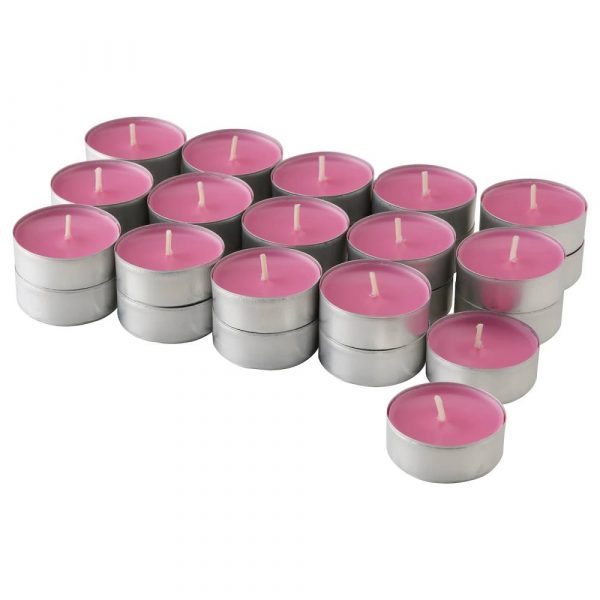 СИНЛИГ Свеча греющая ароматическая, Вишневый/ярко-розовый - 304.825.54