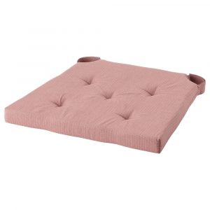 ЮСТИНА Подушка на стул, розовый 42/35x40x4 см - 304.912.47
