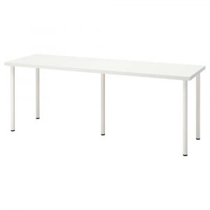 ЛАГКАПТЕН / АДИЛЬС Письменный стол, белый 200x60 см - 794.175.76
