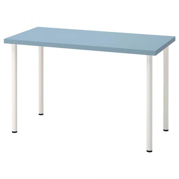 ЛАГКАПТЕН / АДИЛЬС Письменный стол, голубой/белый 120x60 см - 794.169.73