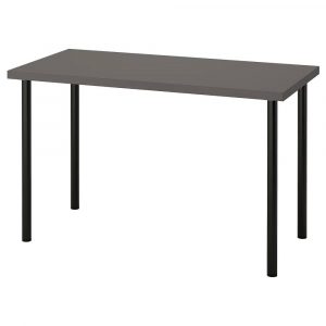 ЛАГКАПТЕН / АДИЛЬС Письменный стол, темно-серый/черный 120x60 см - 094.164.53
