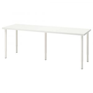 ЛАГКАПТЕН / ОЛОВ Письменный стол, белый 200x60 см - 194.175.84