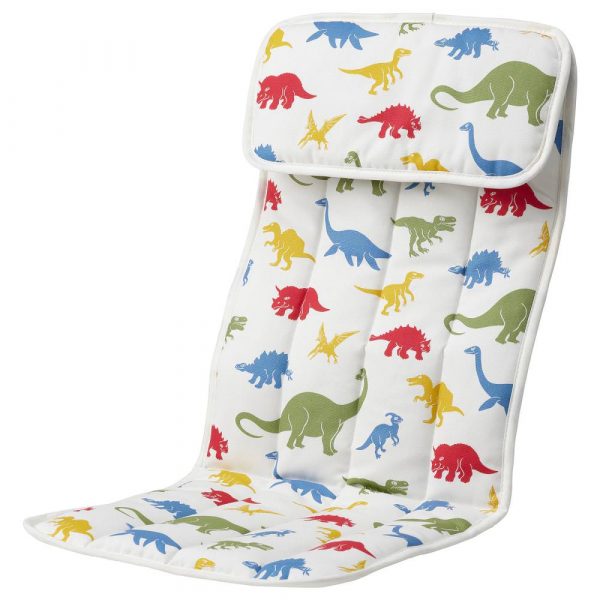 ПОЭНГ Подушка-сиденье на детское кресло, Медског/орнамент «динозавры» - 904.696.82