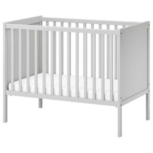 СУНДВИК Кроватка детская, серый 60x120 см - 104.940.77