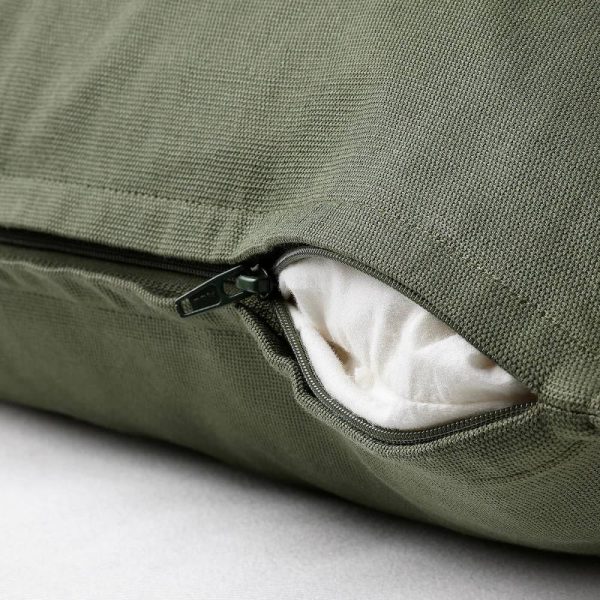 ГУРЛИ Чехол на подушку, насыщенный зеленый 50x50 см - 404.992.24