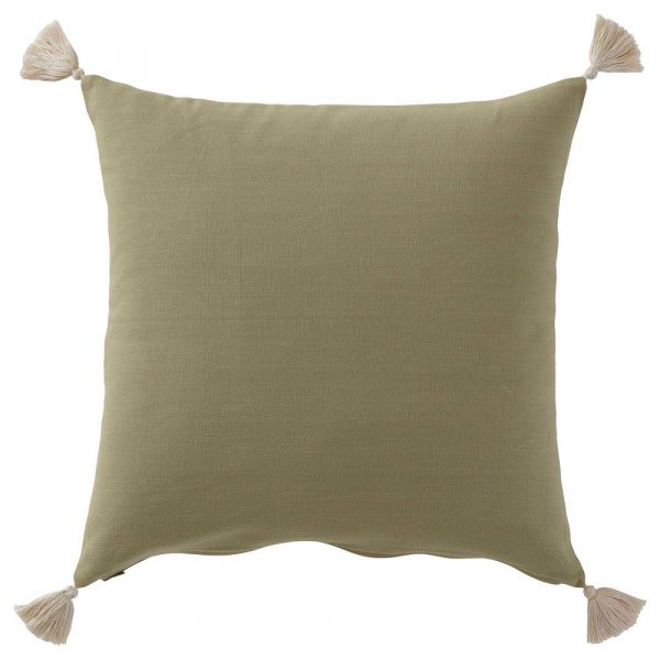 ХАЛЛВИ Чехол на подушку, ручная работа зеленый 50x50 см - 404.847.22
