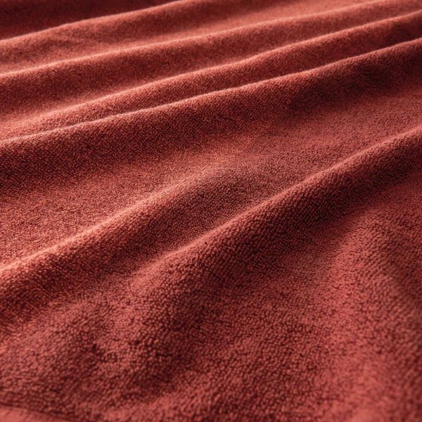 ХИМЛЕОН Простыня банная, коричнево-красный/меланж 100x150 см - 404.918.26