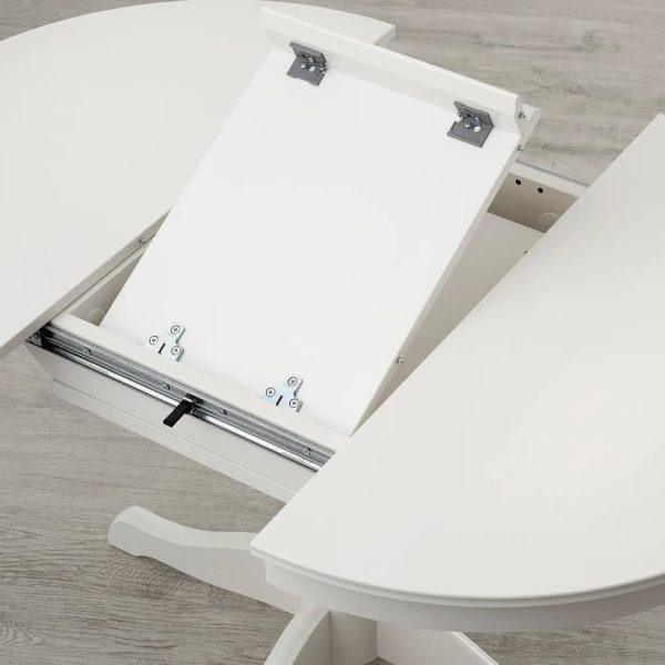 ИНГАТОРП Раздвижной стол, белый 90/125 см - 104.917.76
