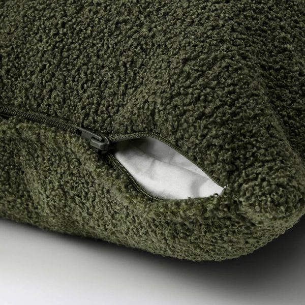 КРЮДДБУСКЕ Чехол на подушку, темно-зеленый 50x50 см - 204.925.15