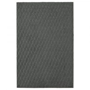 ОСТЕРИЛЬД Придверный коврик для дома, темно-серый 60x90 см - 504.952.06