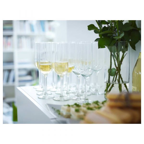 ХЕДЕРЛИГ Бокал для шампанского, прозрачное стекло 22 сл - 805.185.60