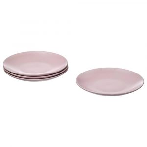 ФЭРГКЛАР Тарелка десертная, матовая поверхность светло-розовый 20 см - 404.782.12