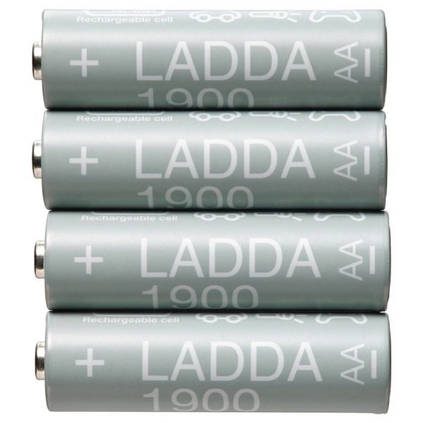ЛАДДА Аккумуляторная батарейка, HR06 AA 1,2 В 1900 мА•ч - 305.098.17