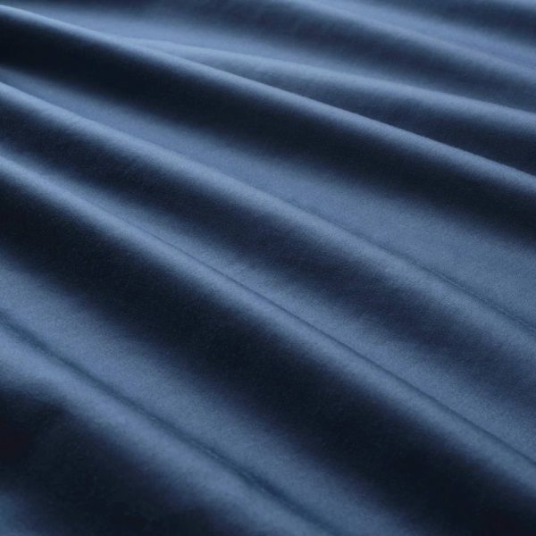 ЛЮКТЭСМИН Пододеяльник и наволочка, темно-синий 150x200/50x60 см - 604.932.21