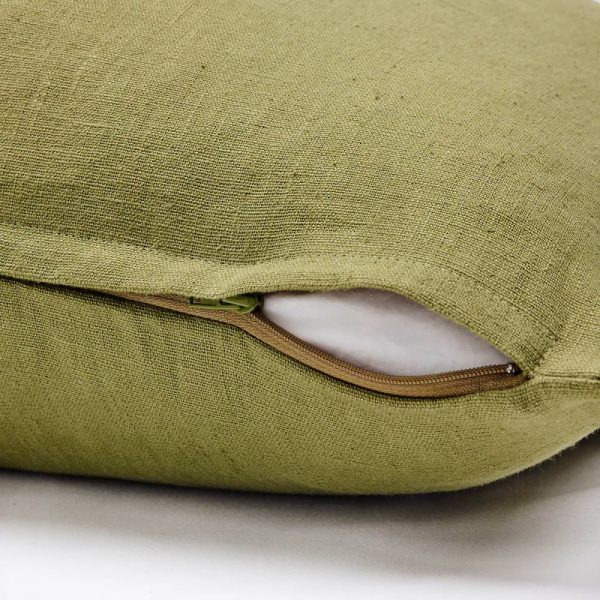 ВИГДИС Чехол на подушку, бежево-зеленый 50x50 см - 905.069.91